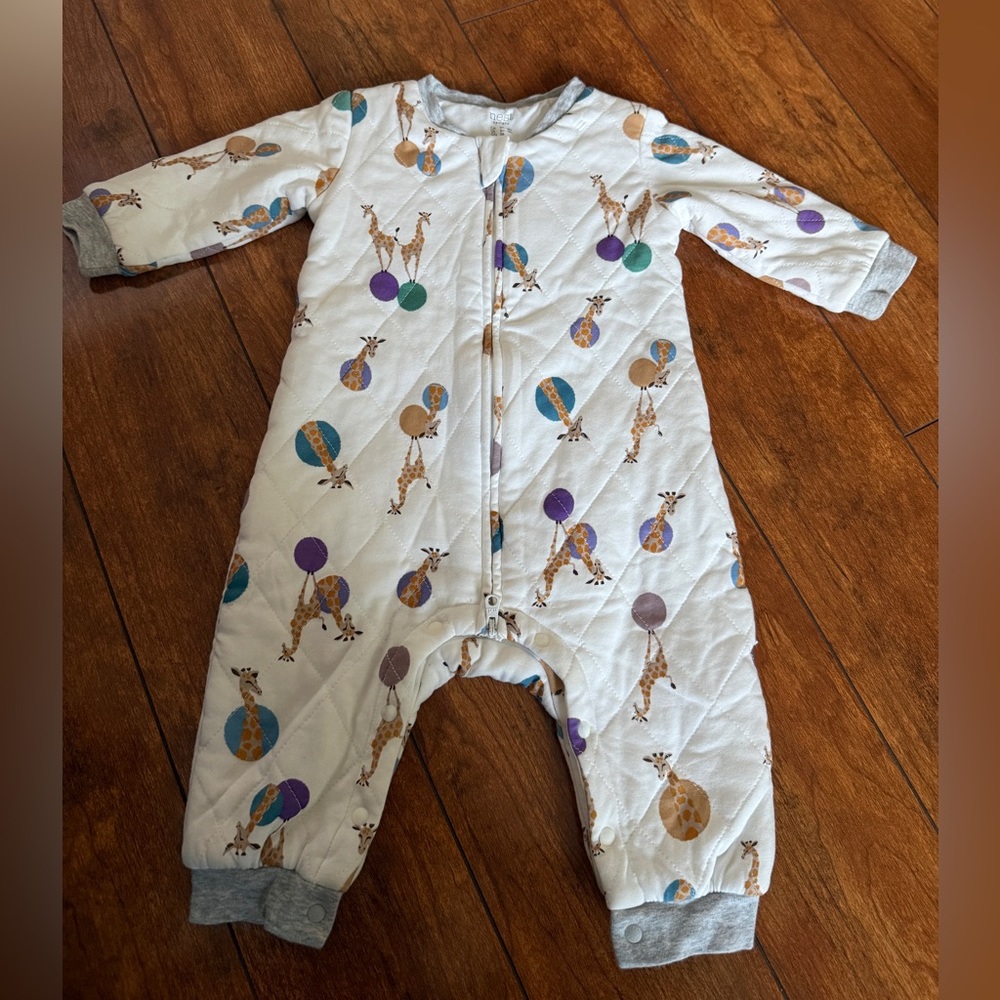 Nest Designs quilted jumpsuit,3-6M